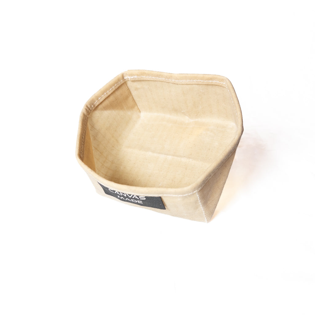 Waxed Ripstop Canvas Folding Bowl