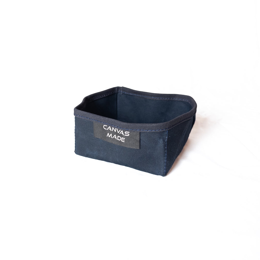 Waxed Canvas Folding Bowl