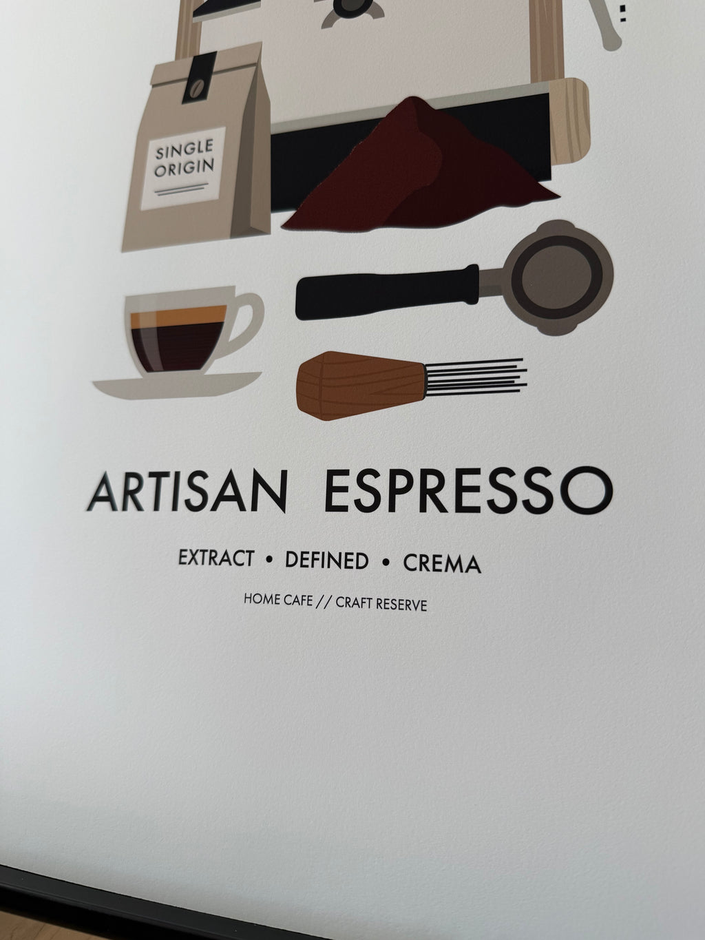 Artisan Espresso Coffee Print 16x20”