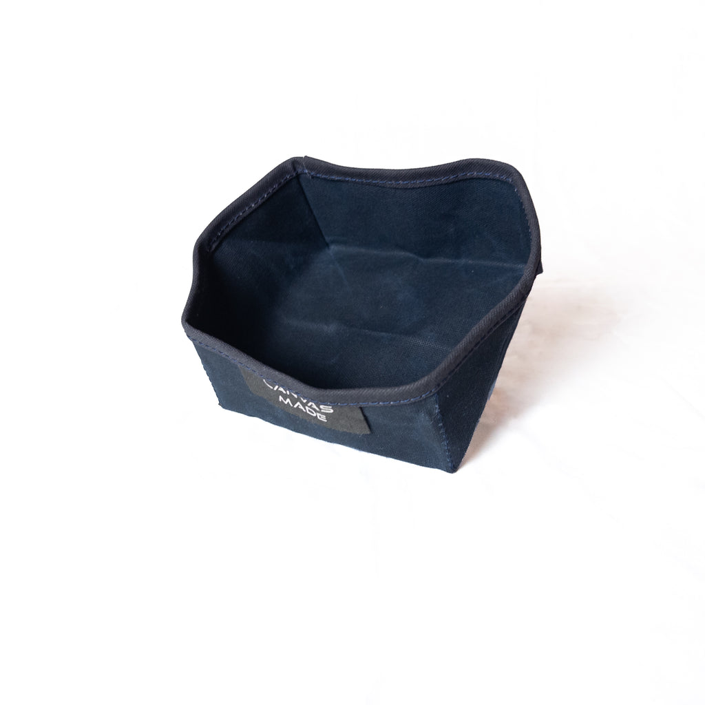 Waxed Canvas Folding Bowl