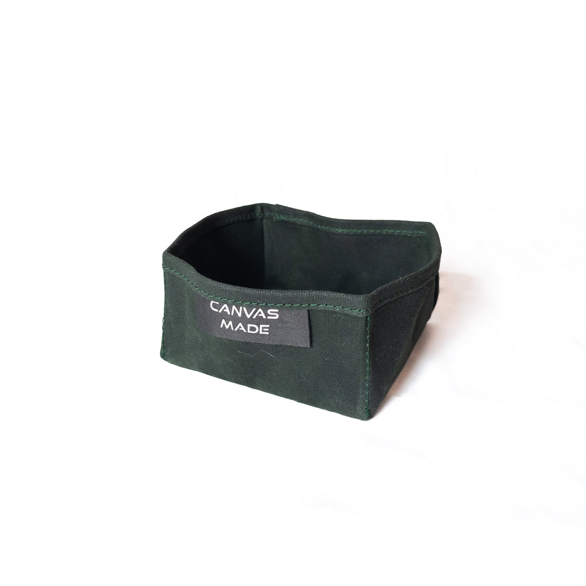 Waxed Canvas Folding Bowl