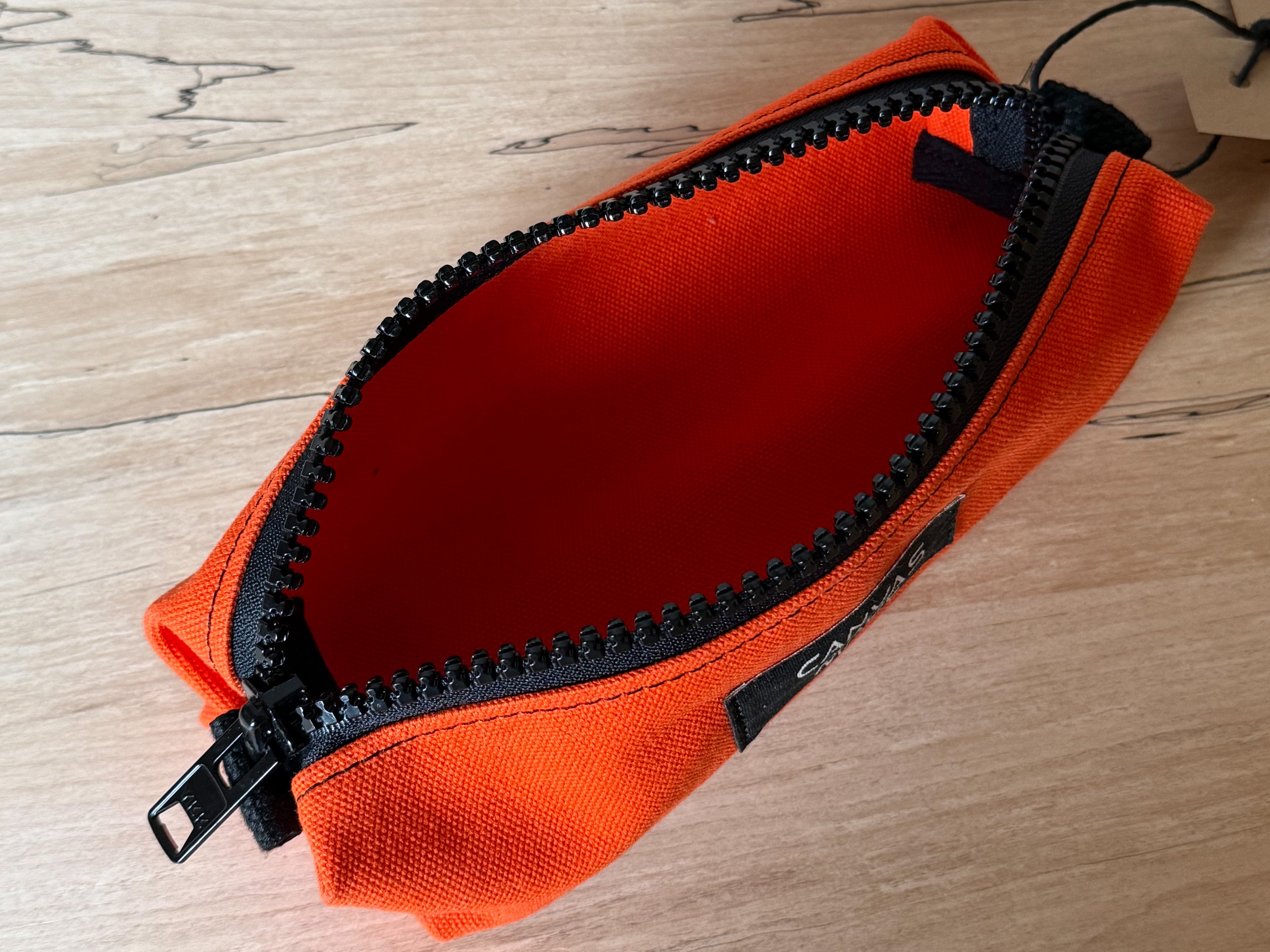 Duck Canvas Pencil Case - Orange