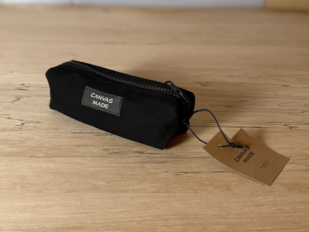 Duck Canvas Pencil Case - Black
