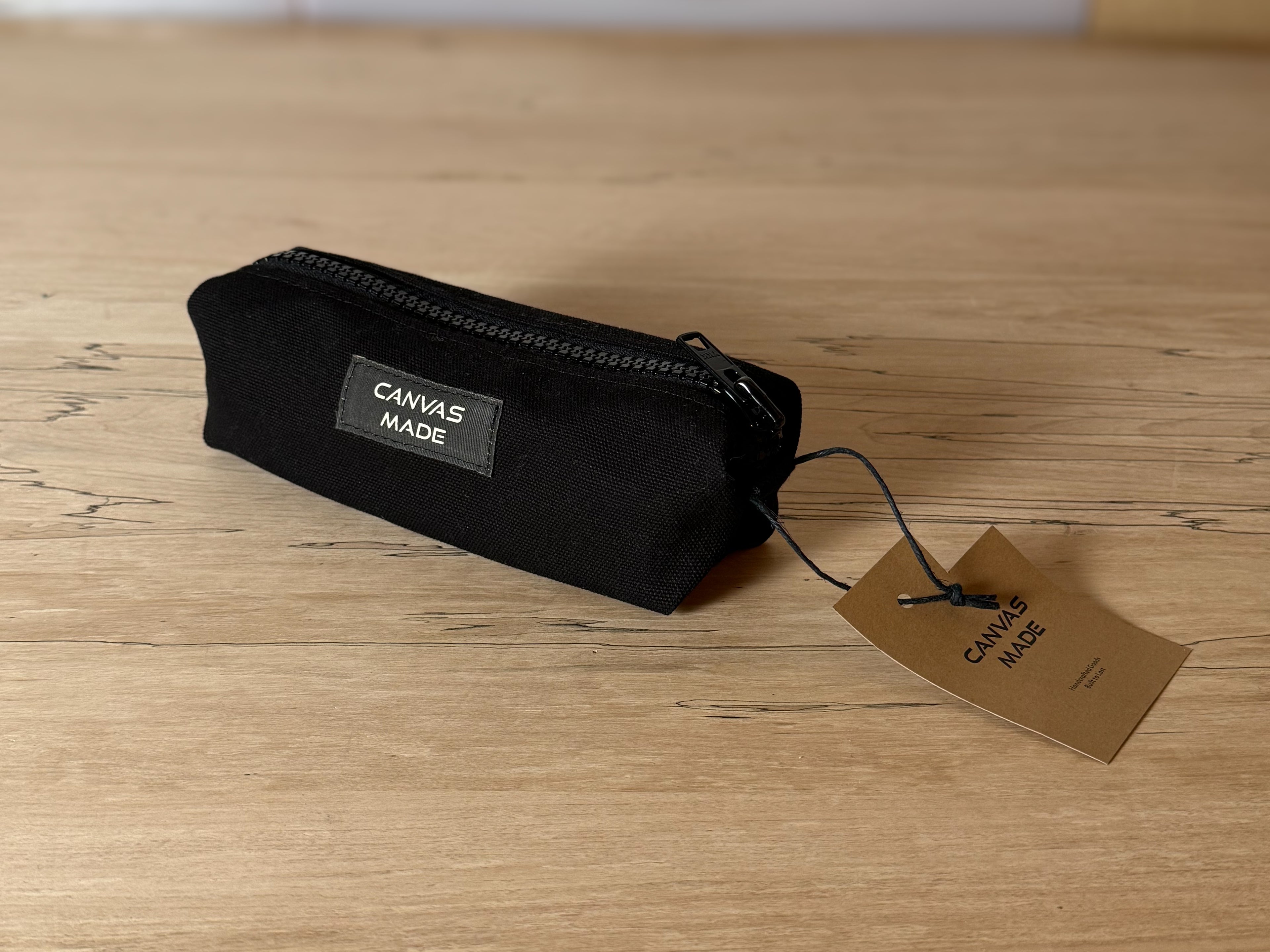 Duck Canvas Pencil Case - Black