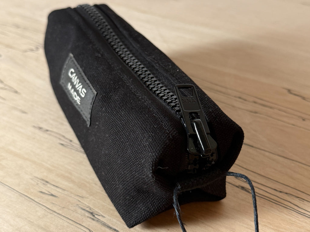 Duck Canvas Pencil Case - Black