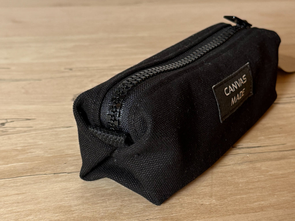 Duck Canvas Pencil Case - Black
