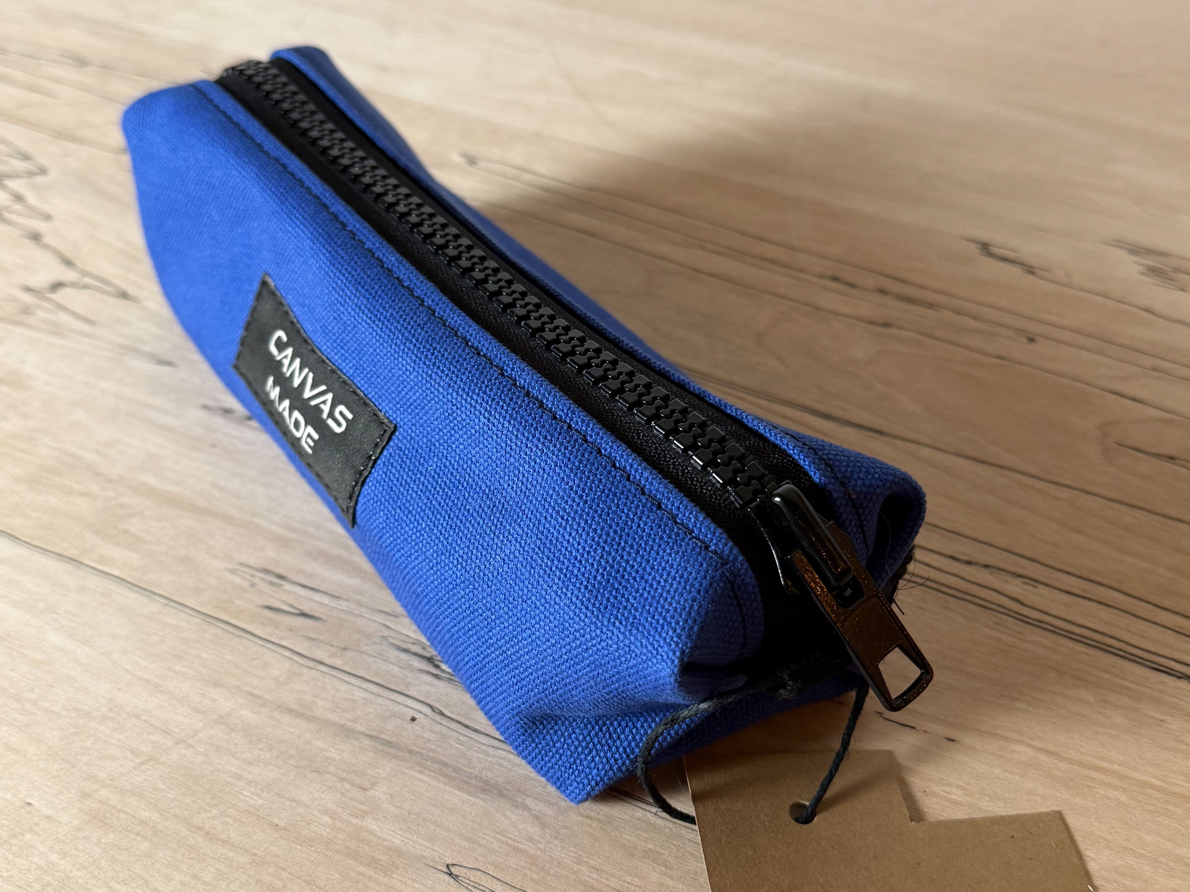 Duck Canvas Pencil Case - Blue