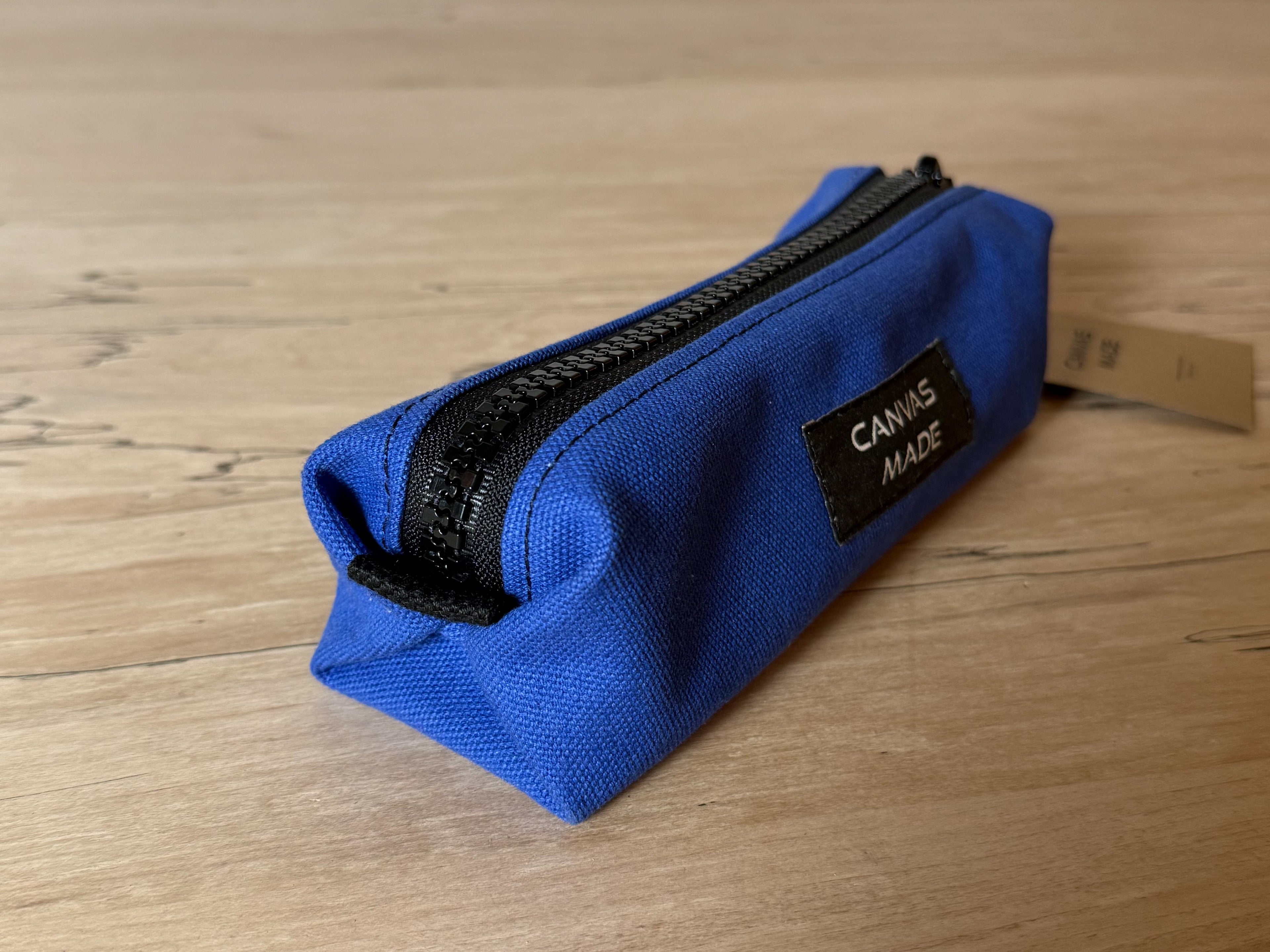 Duck Canvas Pencil Case - Blue