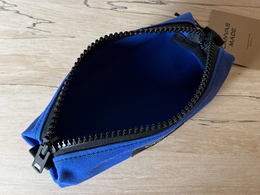 Duck Canvas Pencil Case - Blue