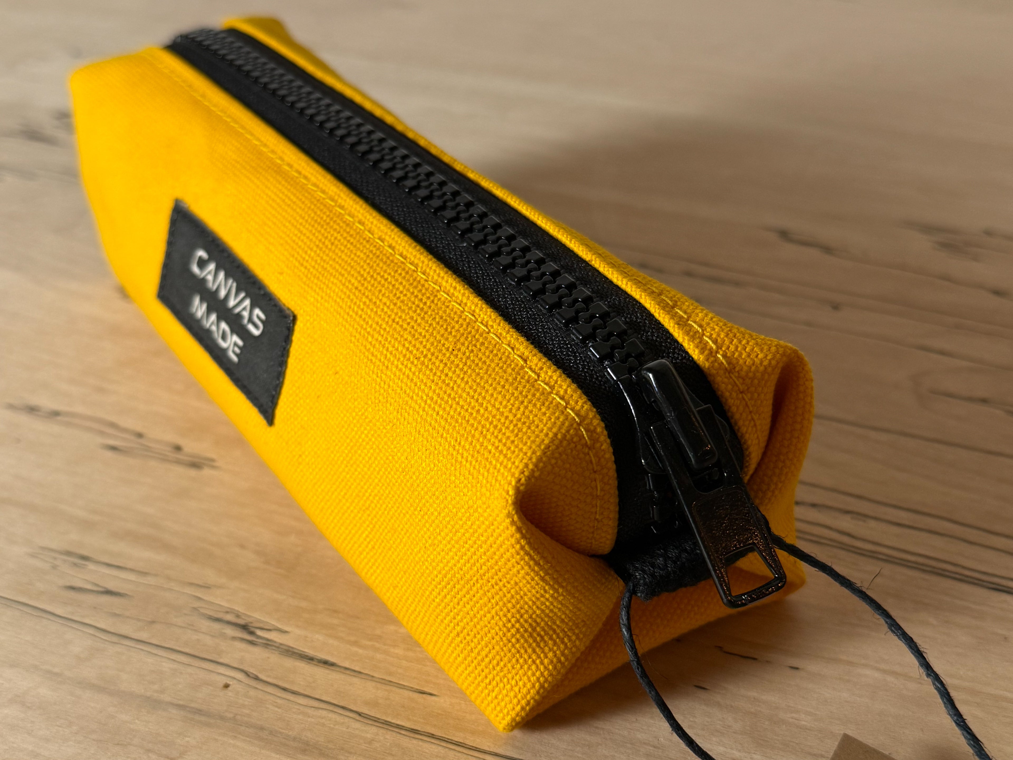 Duck Canvas Pencil Case - Yellow