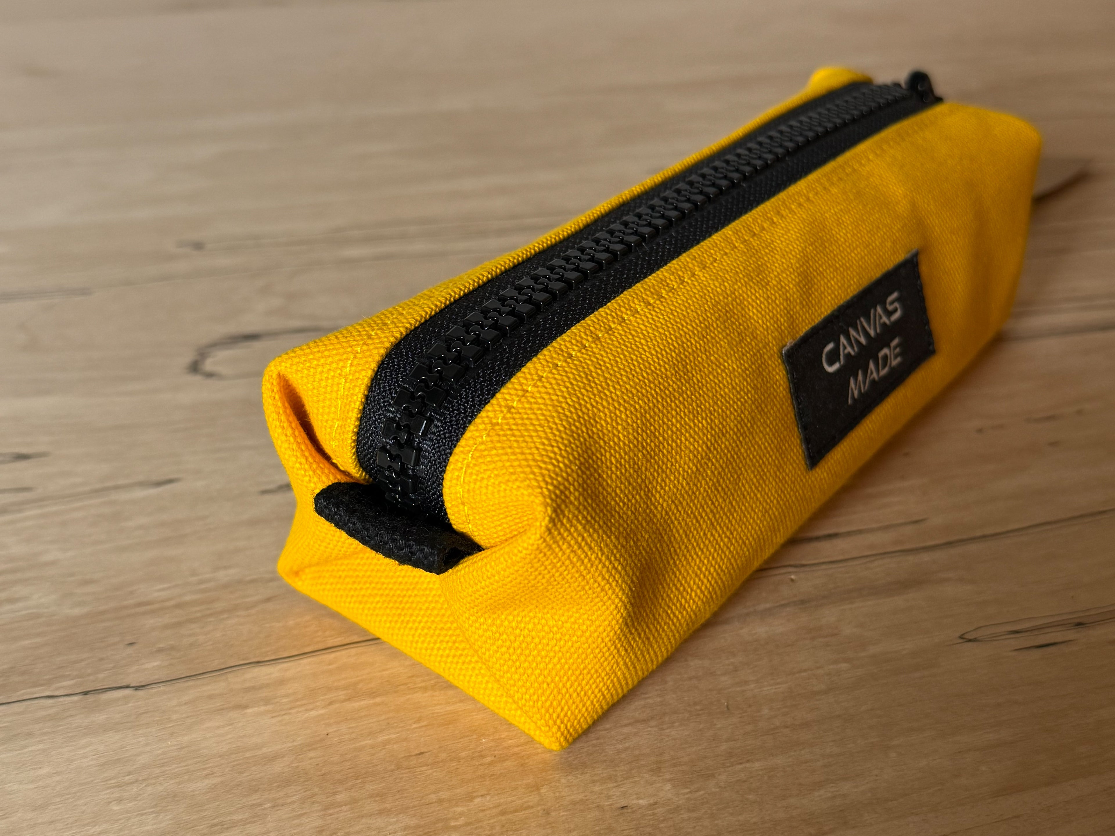 Duck Canvas Pencil Case - Yellow
