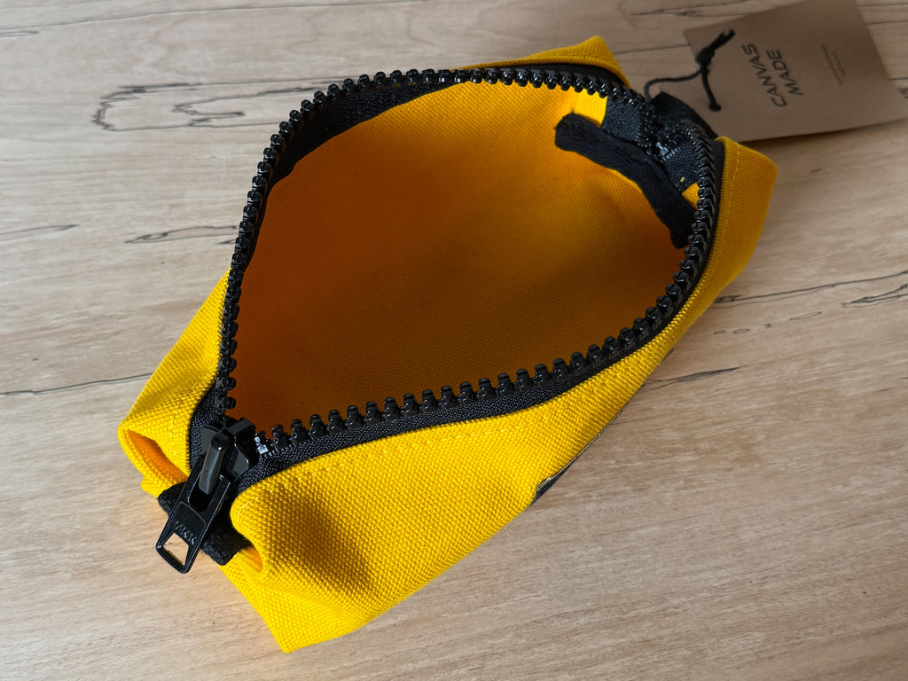 Duck Canvas Pencil Case - Yellow