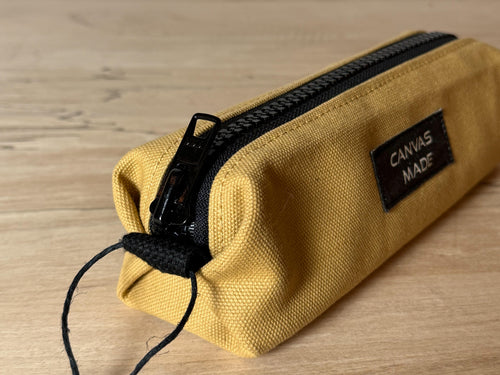 Duck Canvas Pencil Case - Beige
