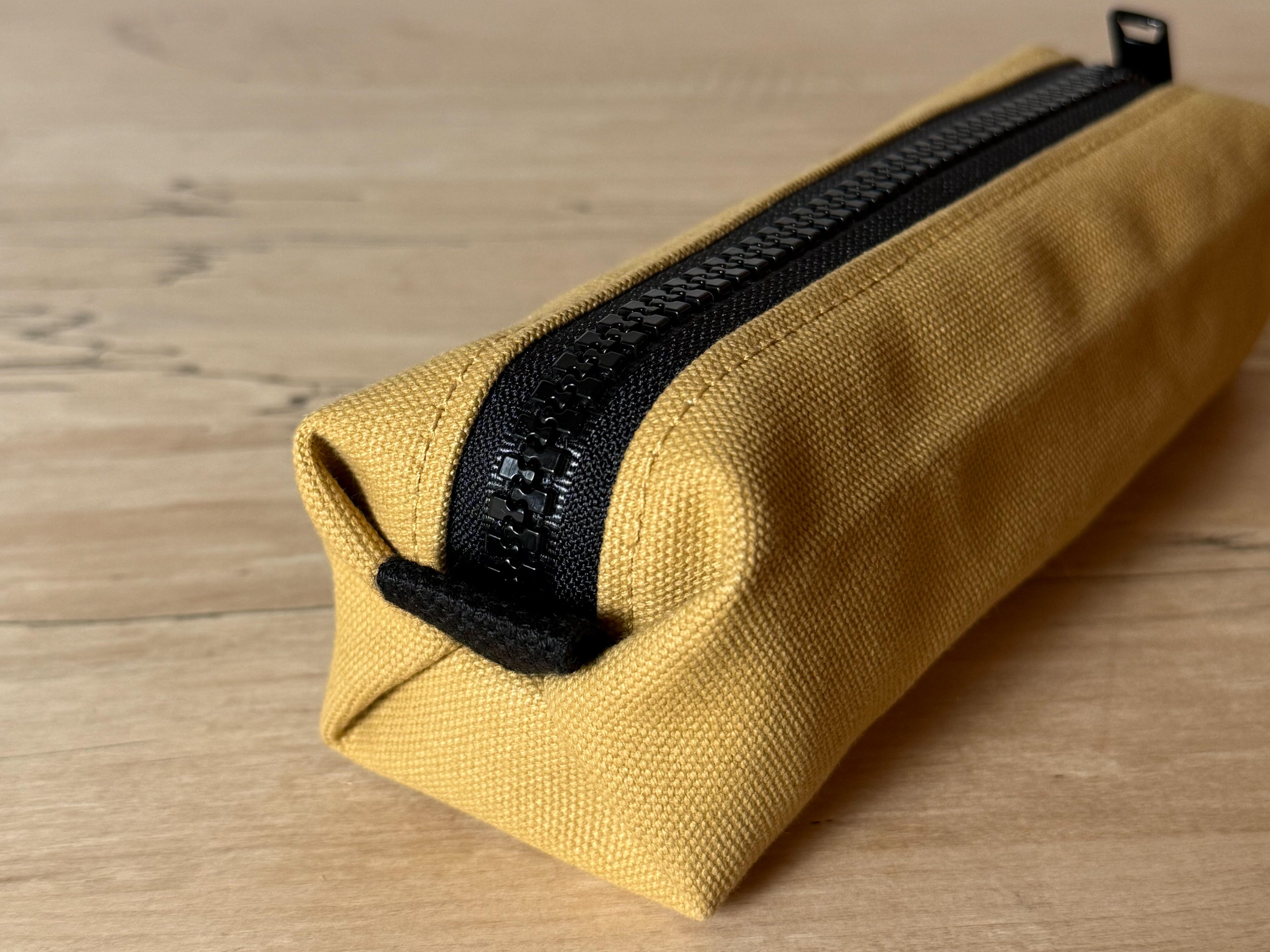 Duck Canvas Pencil Case - Beige